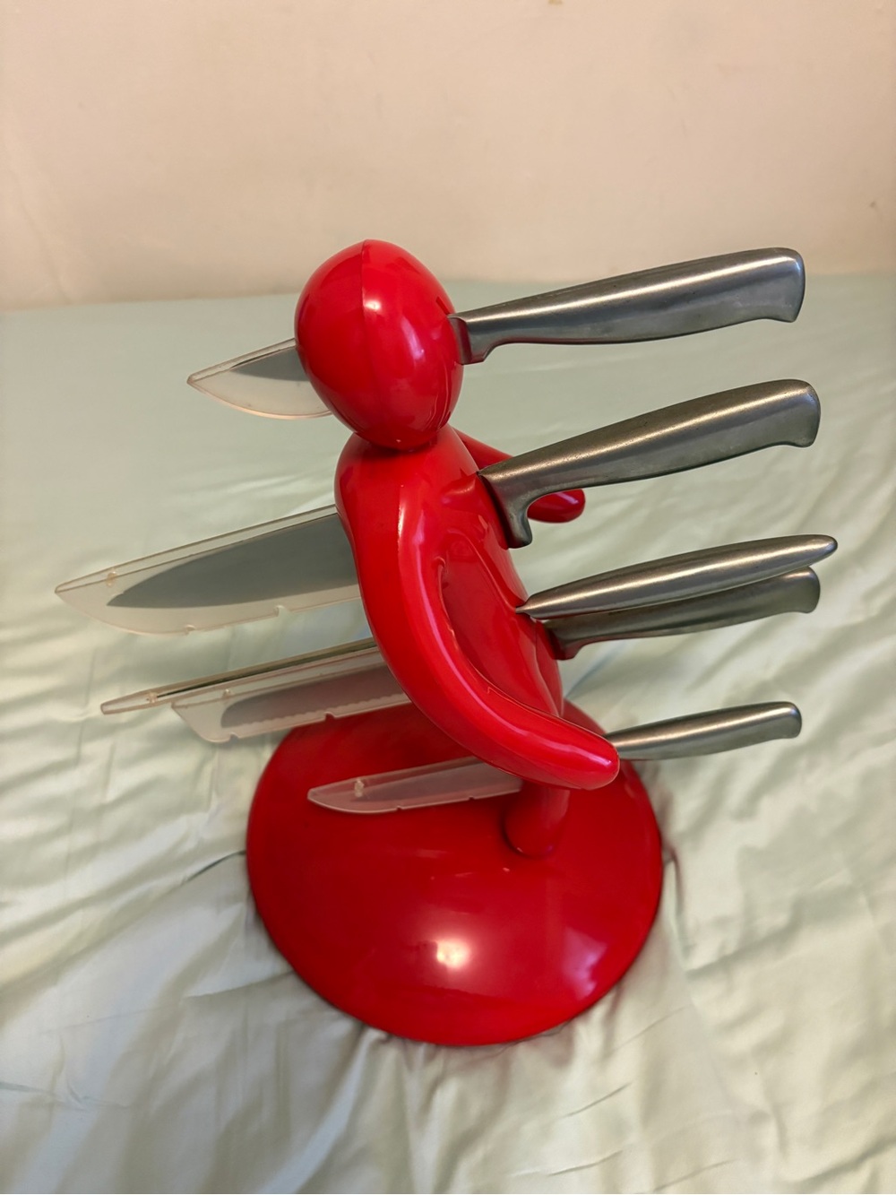 The Ex Voodoo Knife Block, originally designed by Raffaele Iannello